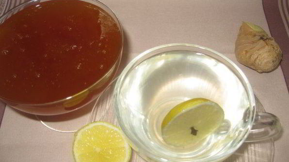 имбирно-лимонный напиток с медом