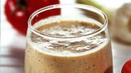 Кефирный напиток с овощами