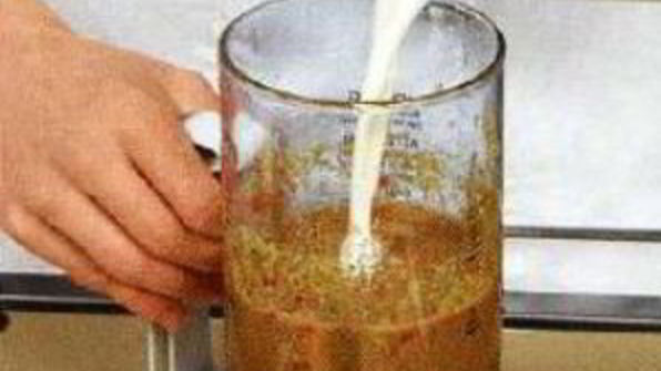 кефирный напиток с овощами