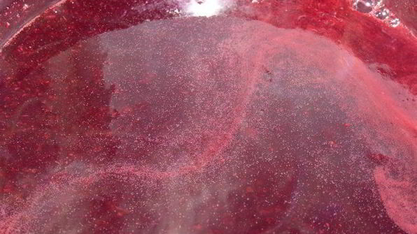 бархатный чернично-сливочный кисель