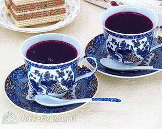 Кисель из черники