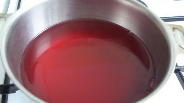 кисель клюквенный горячий со сливками