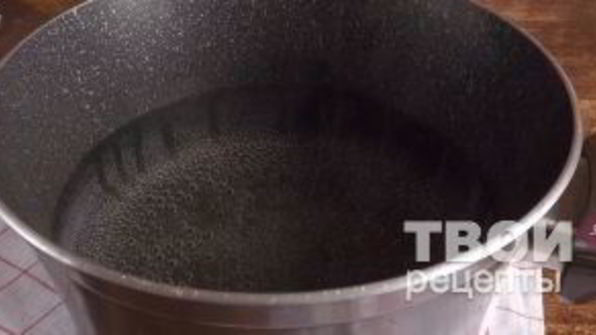 клюквенный кисель с мороженым