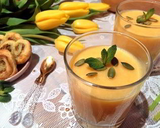 Молочно-тыквенный кисель