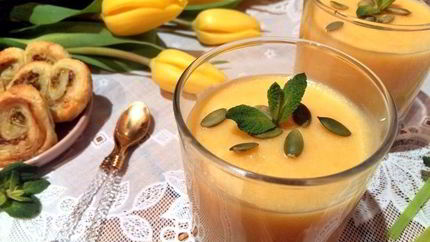 Молочно-тыквенный кисель