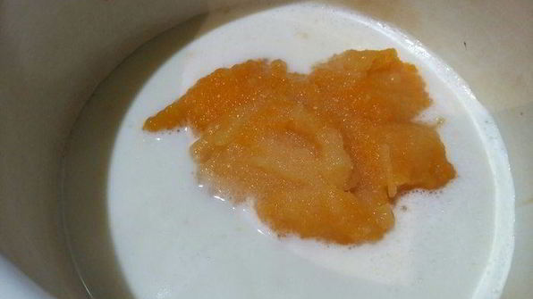 молочно-тыквенный кисель