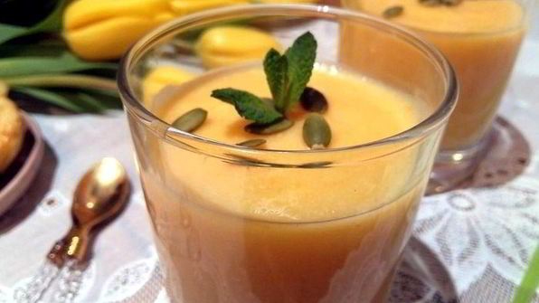 молочно-тыквенный кисель