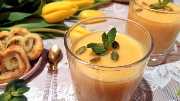 молочно-тыквенный кисель