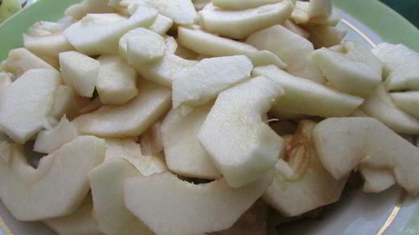 пляцок яблоки под кисельным небом