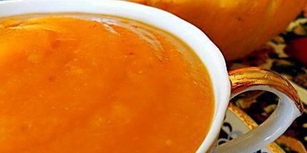 Рецепт тыквенного киселя с курагой