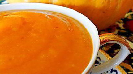 Тыквенный кисель с курагой