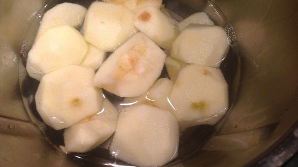 яблочно-молочный кисель