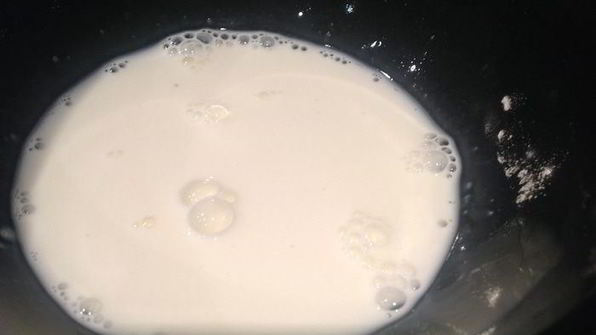 яблочно-молочный кисель