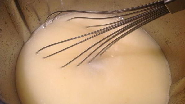 яблочно-молочный кисель