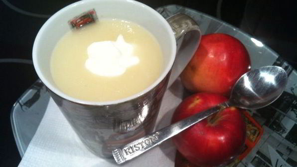 яблочно-молочный кисель