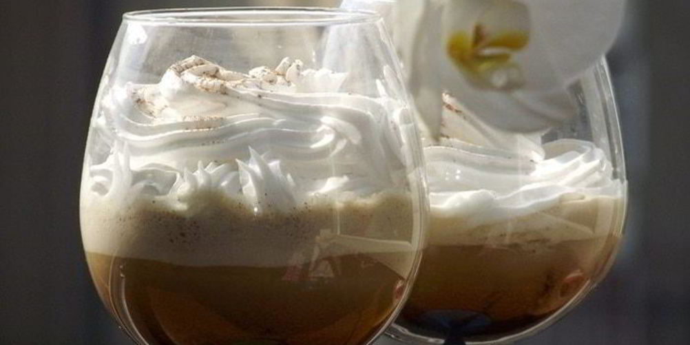 Рецепт кофе латте со льдом