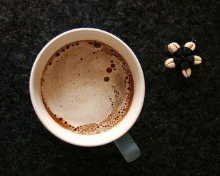 Кофе с воздушной молочной пенкой