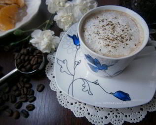 Кофе со сгущенным молоком и кориандром