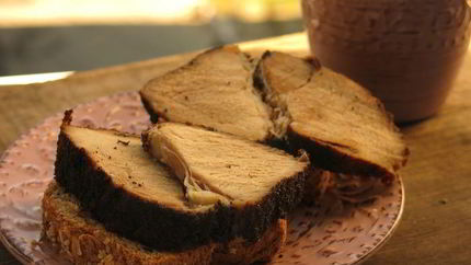 Мясо в кофейной корочке