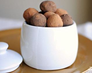 Шоколадные трюфели с корицей и кофе