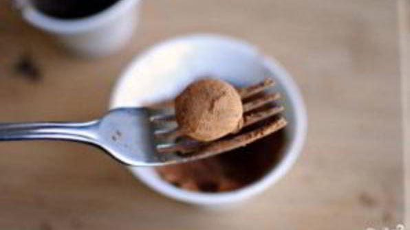 шоколадные трюфели с корицей и кофе