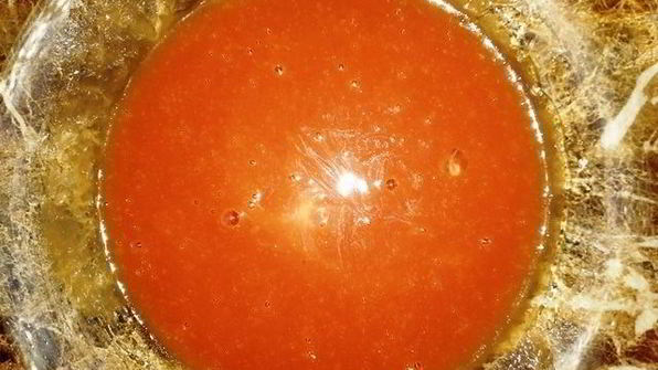 свиная вырезка в кофейной панировке с пастой