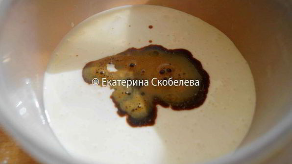 трехслойный кофейно-шоколадный чизкейк