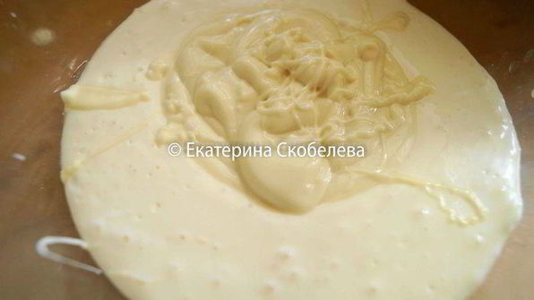 трехслойный кофейно-шоколадный чизкейк