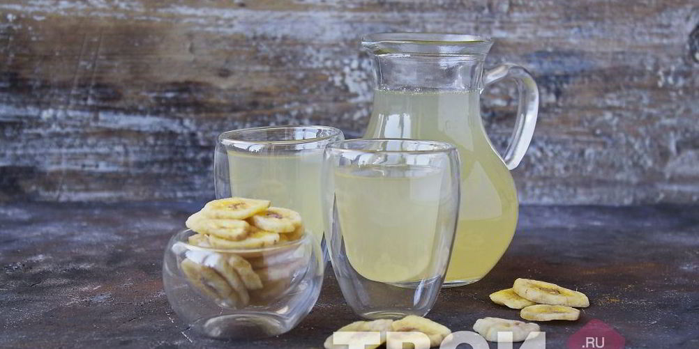 Рецепт бананового кваса