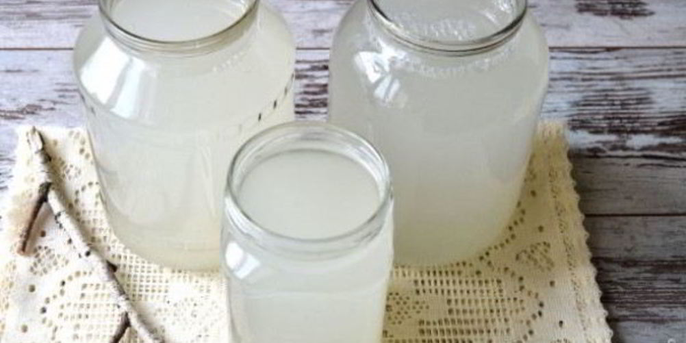 Рецепт березового кваса с ячменем