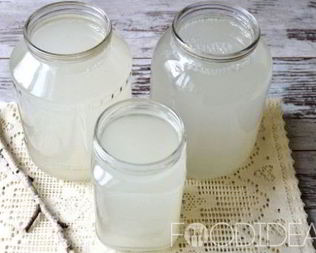 Березовый квас с ячменем