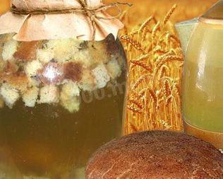 Домашний хлебный квас без дрожжей