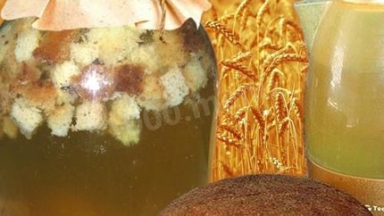 Домашний хлебный квас без дрожжей
