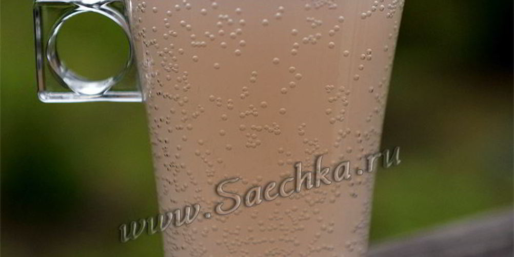 Рецепт кваса из ревеня