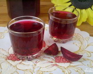 Квас из свеклы без дрожжей