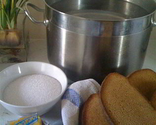 Квас окрошечный домашний