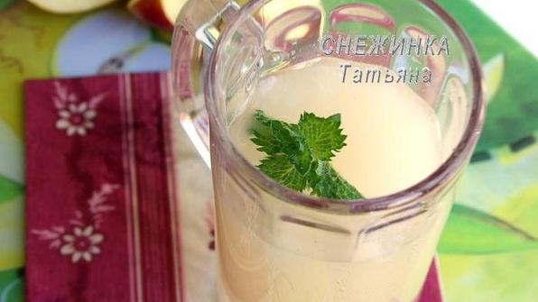 яблочный квас