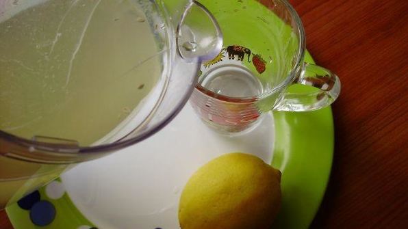 домашний лимонад из лимона