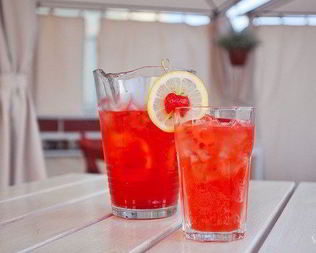 Клубничный газированный лимонад Шик