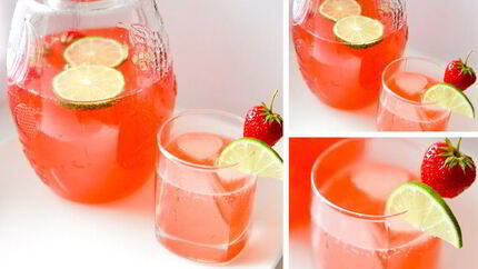 Лимонад Клубничное наслаждение