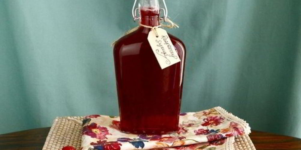 Рецепт малинового сиропа