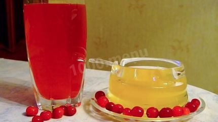 Клюквенный морс с медом