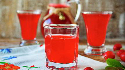 Морс из брусники