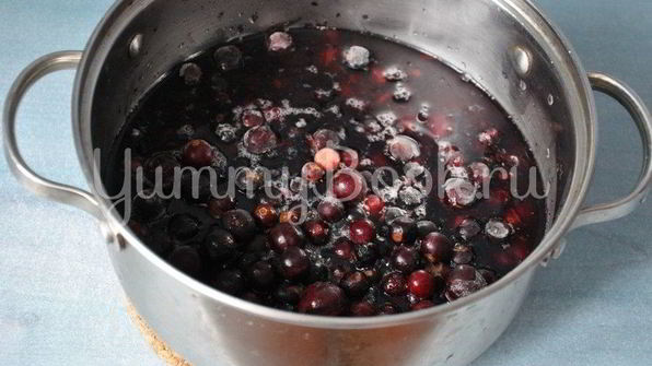 морс из черной смородины