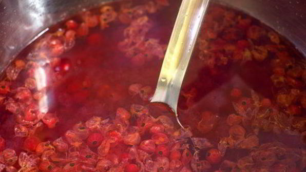 морс из красной смородины