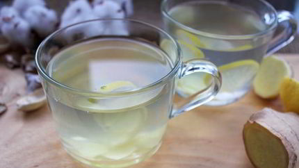 Напиток имбирный с лимоном и медом