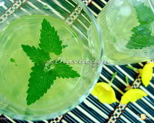 Охлаждающий напиток с мятой и лимоном