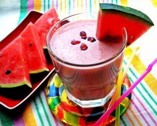 Бананово-арбузный смузи