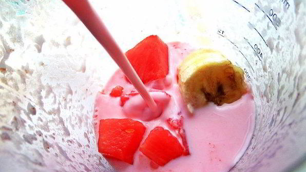 бананово-арбузный смузи