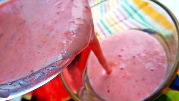 бананово-арбузный смузи